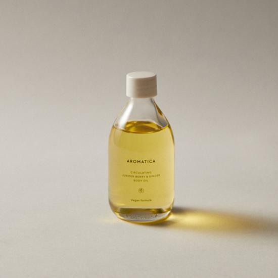 Aromatica Circulating Body Oil Juniper Berry & Ginger 100ml